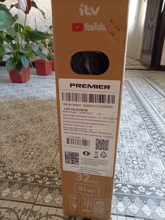 Premier Televizor 32PRM700SV.  Янги очилмаган