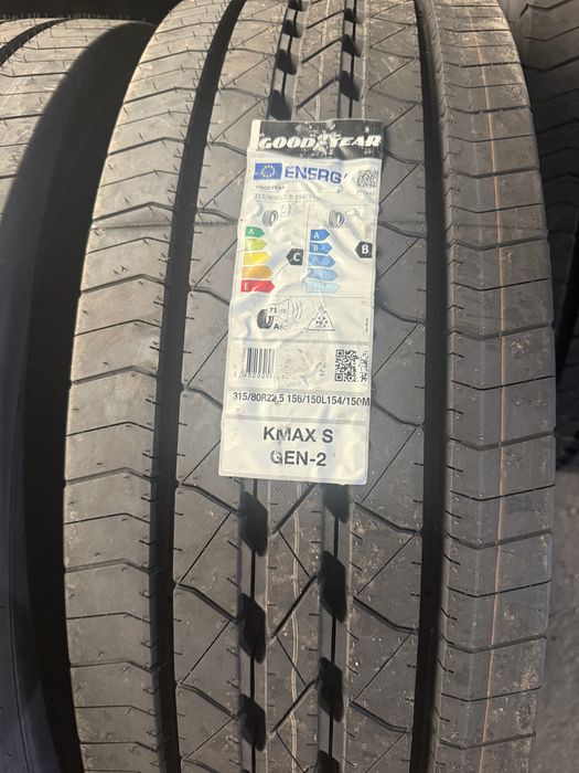 Anvelope NOI 315/80r22,5 Goodyear Kmax S 2025 Luxemburg