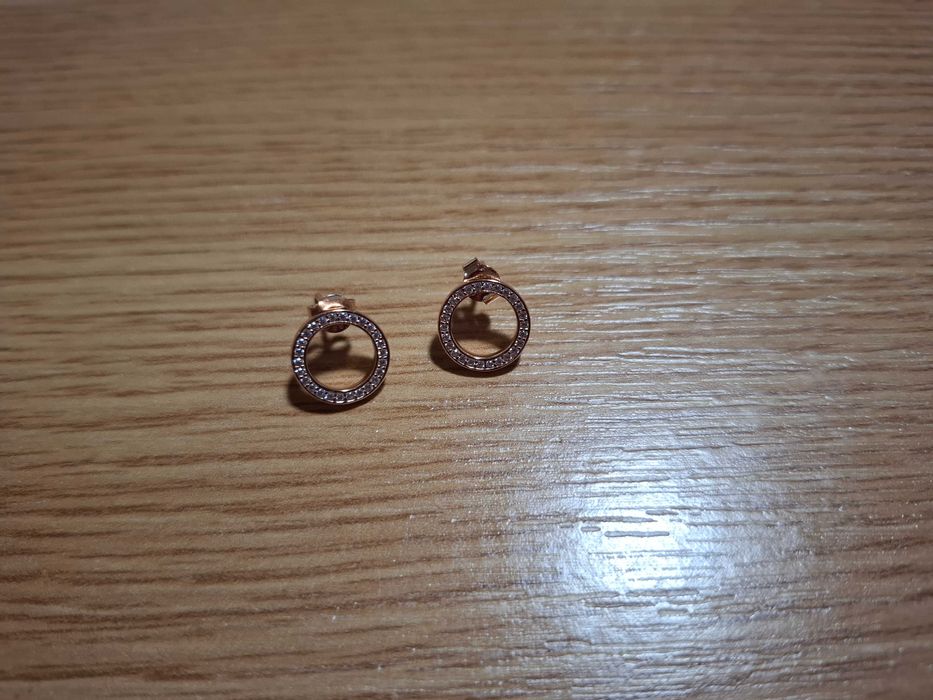 Cercei din argint roz 925