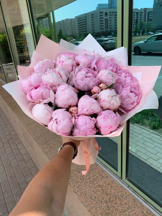 Пионы Алматы цветы букеты