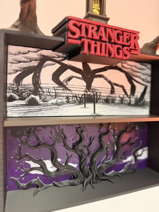 Suport etajera display figurine Stranger Things kinder