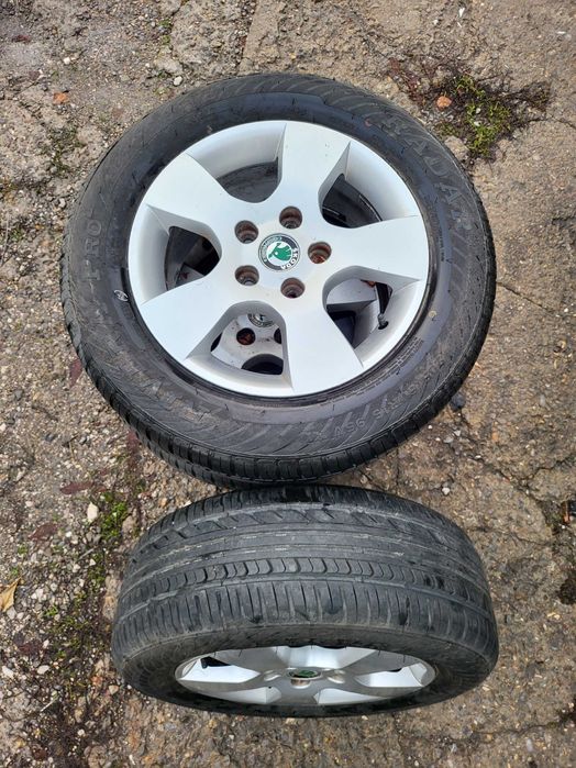 Лети джанти за skoda с летни гуми 15"