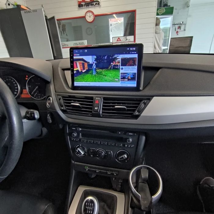 Navigatie Android BMW X1 E84 2009-2012 Waze YouTube GPS BT USB