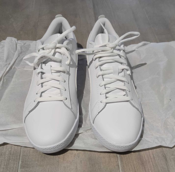 Pantofi sport femei PUMA Smash, 40, 365208-04, Alb