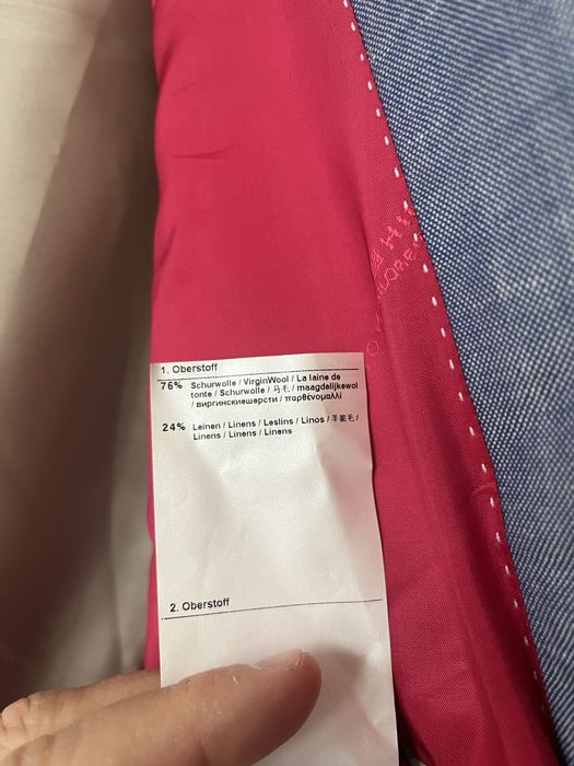 Tommy Hilfiger Tailored - Сако с вълна и лен ХЛ размер / Оригинал