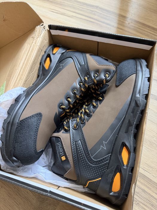 Мъжки боти от ест. кожа RULER S3S SR BROWN/BLACK !42 н