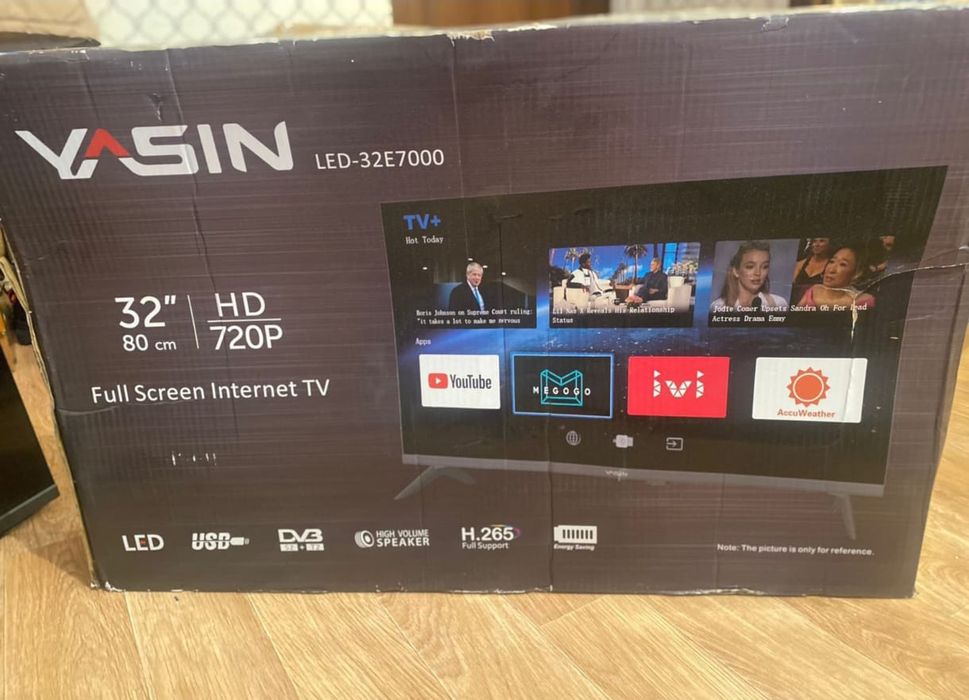 НОВЫЙ Yasin 81 см smart tv телевизор