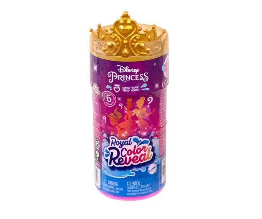 Мини кукла Disney Princess Royal Color Reveal - Кралска изненада