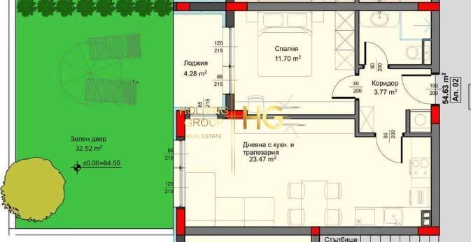 Продава се Двустаен апартамент в Варна, Аспарухово - 94 кв.м за 737 €/кв.м - Снимка #1