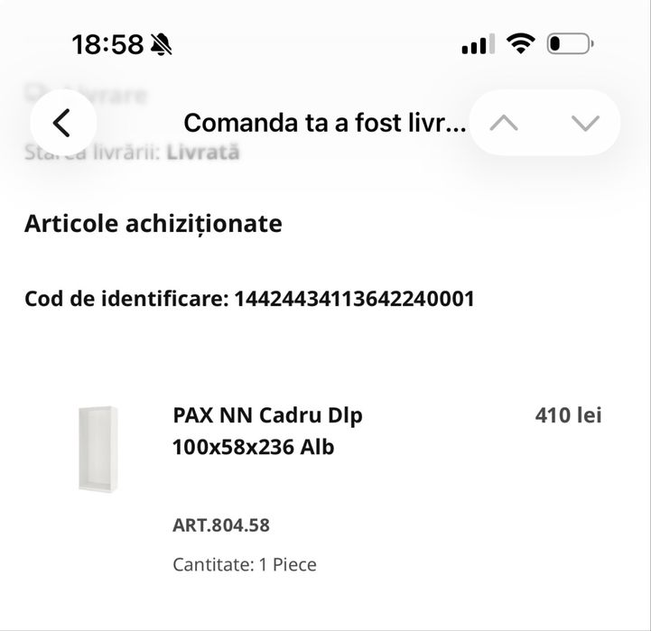 Dulap Ikea cu oglinda