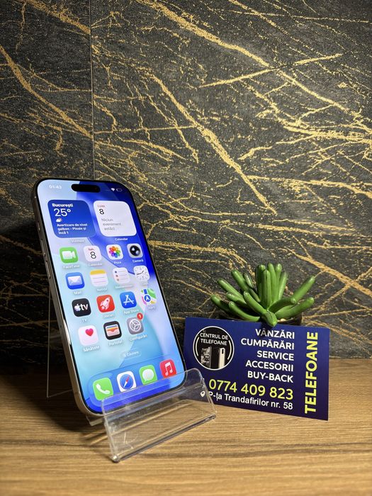 Iphone 16 Pro/256 GB/Garantie 2Ani Centrul de Telefoane/Rate