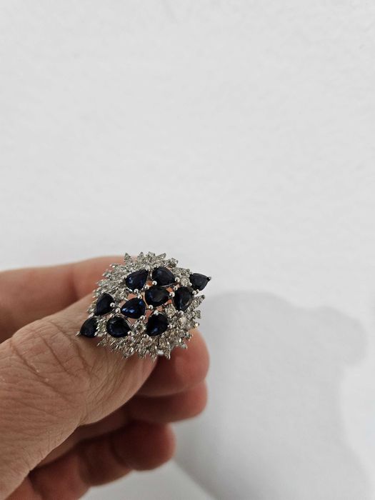 Inel Aur 18K, 10 Grame, Diamante.