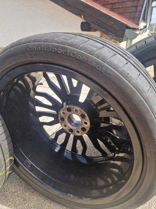 Set jante Audi A6 Competition + anvelope, stare foarte bună