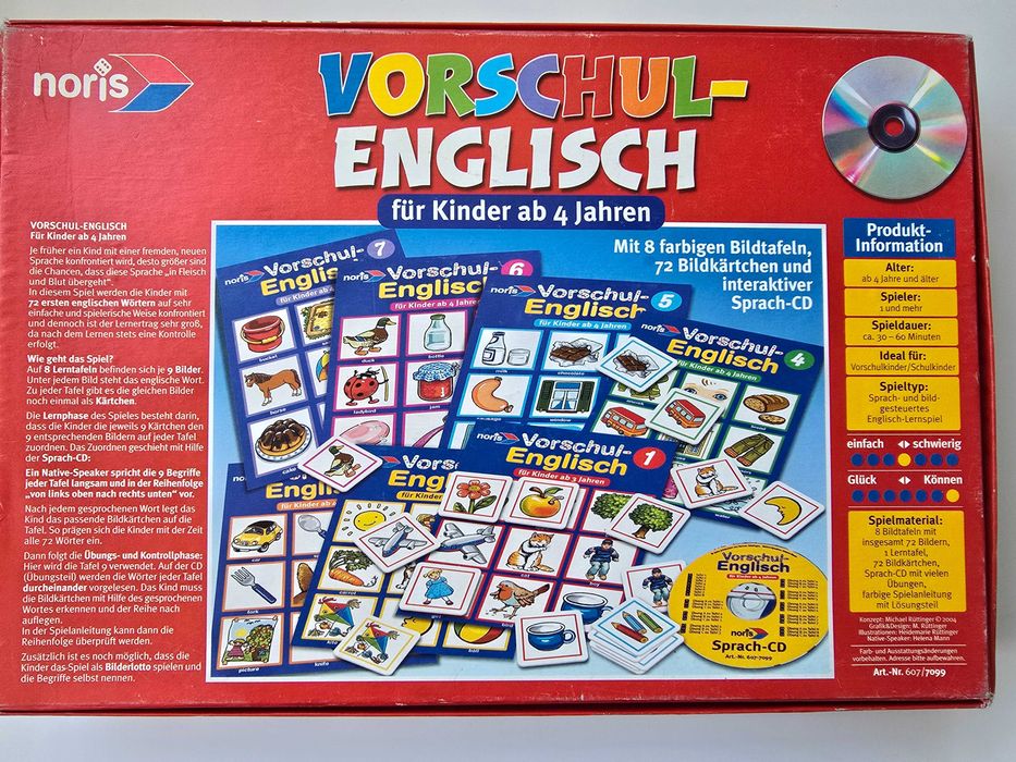 Invata limba engleza in timp ce te joci Noris varsta 4+