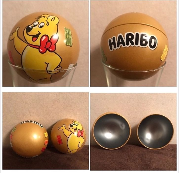 Жестяной шар Haribo для конфет