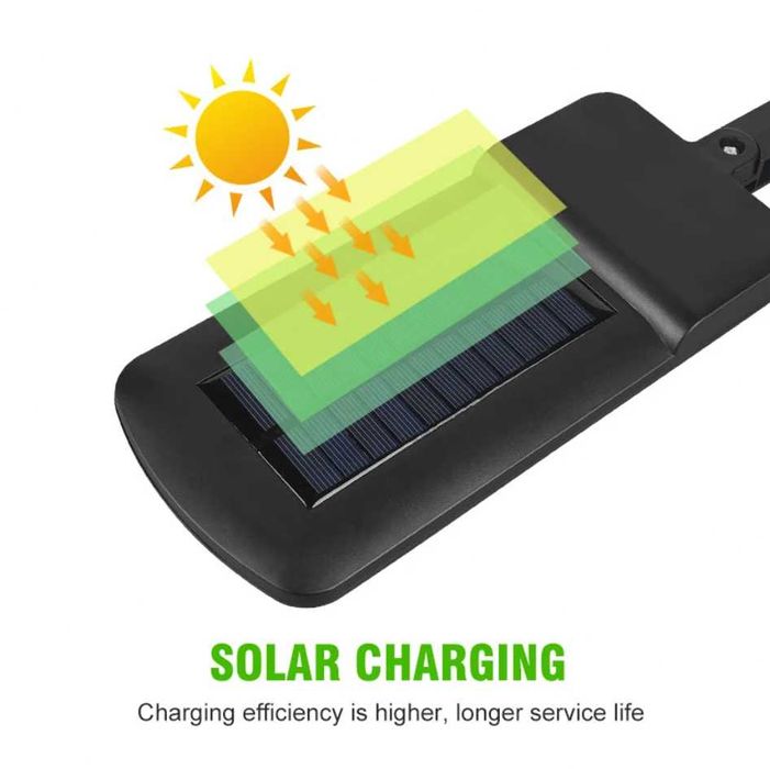 1200W соларна лампа със 96 COB LED диода с 3 режима