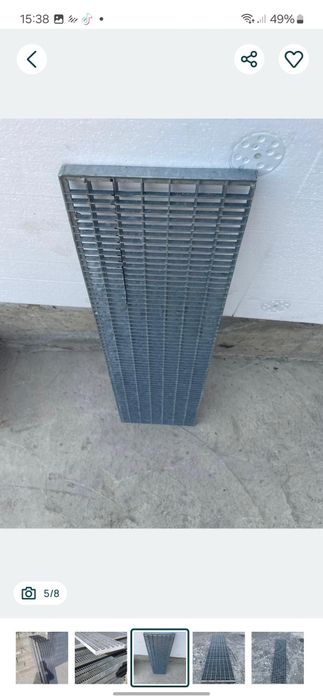 Trepte zincate galvanizate