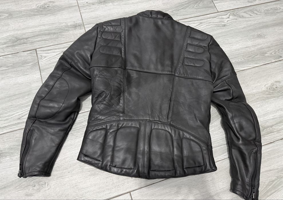 Geaca moto piele chopper Hein gericke cu întărituri