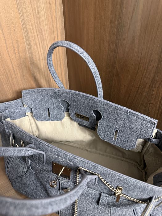 Сумка под Эрме джинсовая