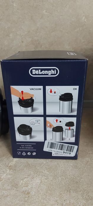 Контейнер De’Longhi, с вакуум за кафе