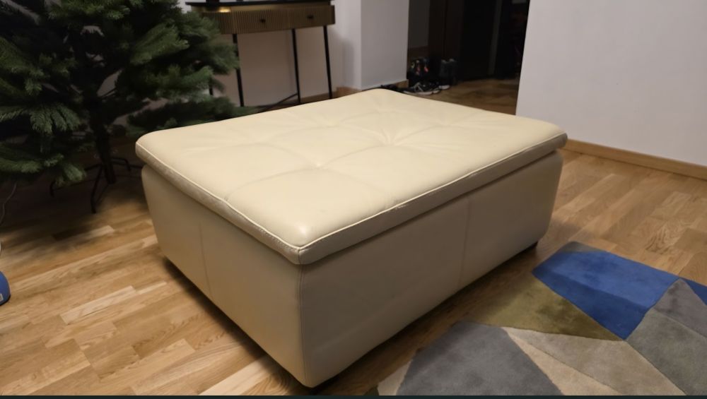 Taburet piele naturala 100cmx85cm