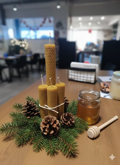 Lumari din ceară naturala de albine!