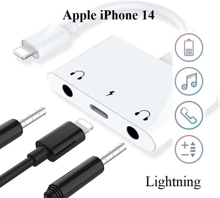 Type c  Lightning  3.5 Jack AUX  зарядка наушники