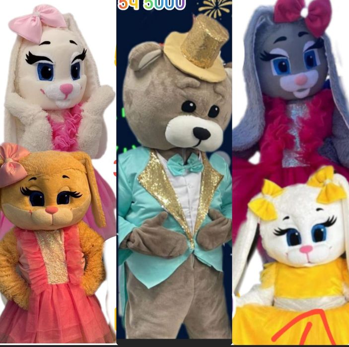 Панда мишка Тедди . Костюмы напрокат!