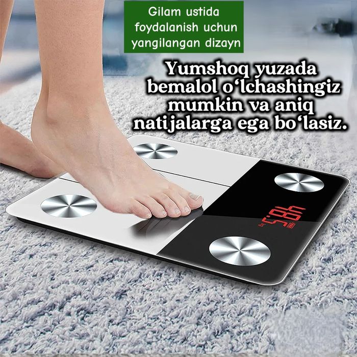 (Sf-59) UAKEEN ZL-2901 электронные весы, работают со смартфоном.