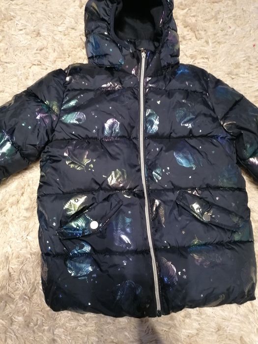 Geaca fetita cu unicorn H&m 9-10 ani(140)