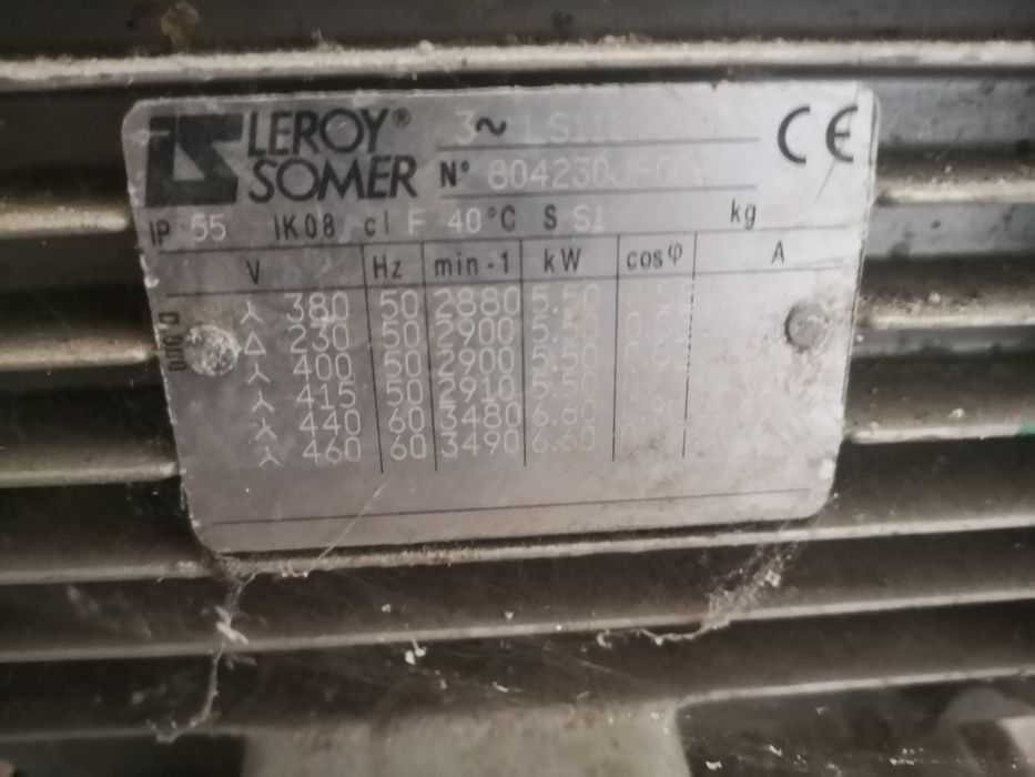 Pompă de apă centrifugala inox 5.5kw