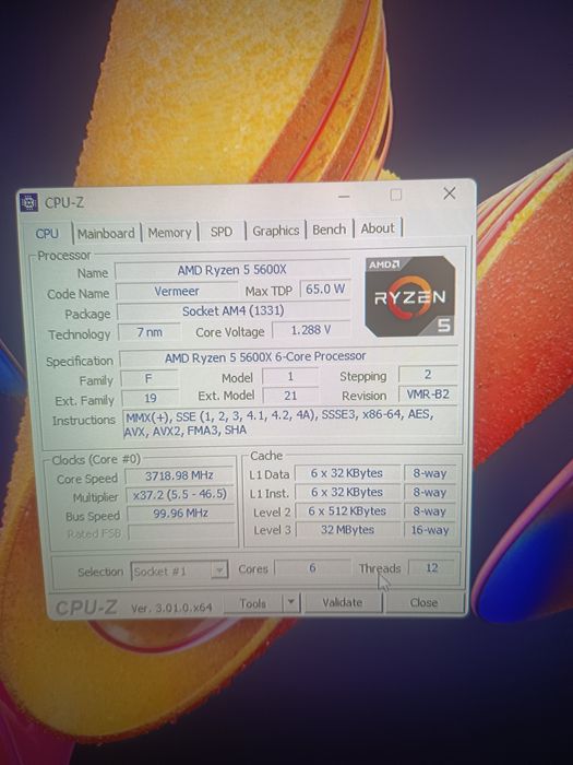 Provessor Ryzen  5 5600x