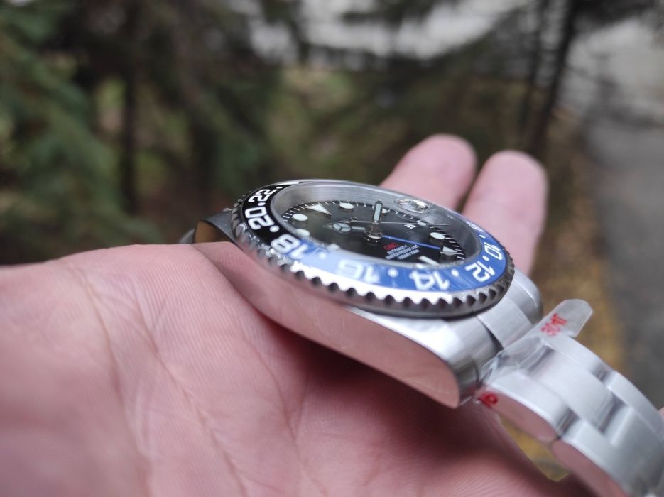 Seiko GMT mod  Сейко Batman