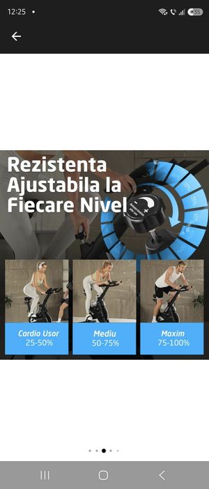 Bicicleta Spinning Magnetica GO4FIT® Model GF220 PRO,