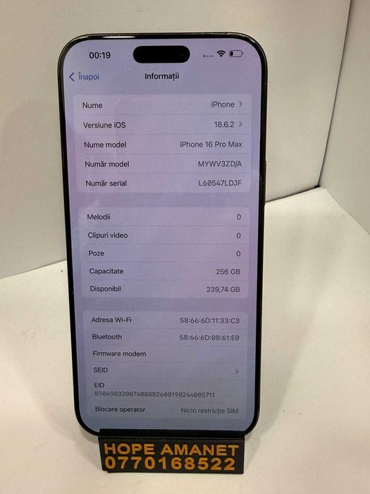 Hope Amanet P1 / Iphone 16 Pro Max #36735