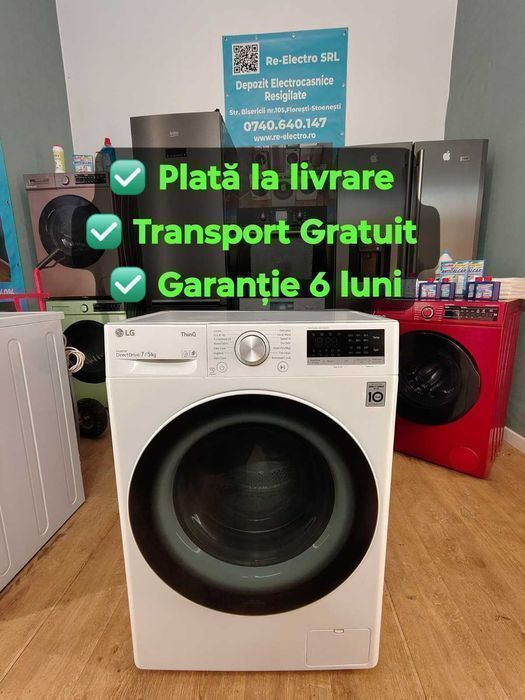 Mașină de spălat Rufe LG 10kg 1600rpm   ~ REDUCERI DE IARNĂ ~