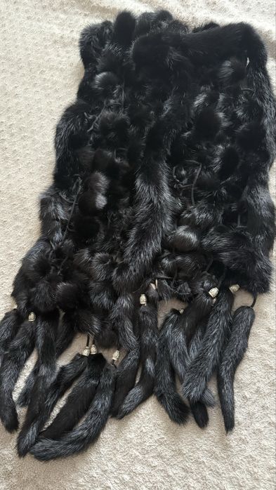 Новый норковый шарф