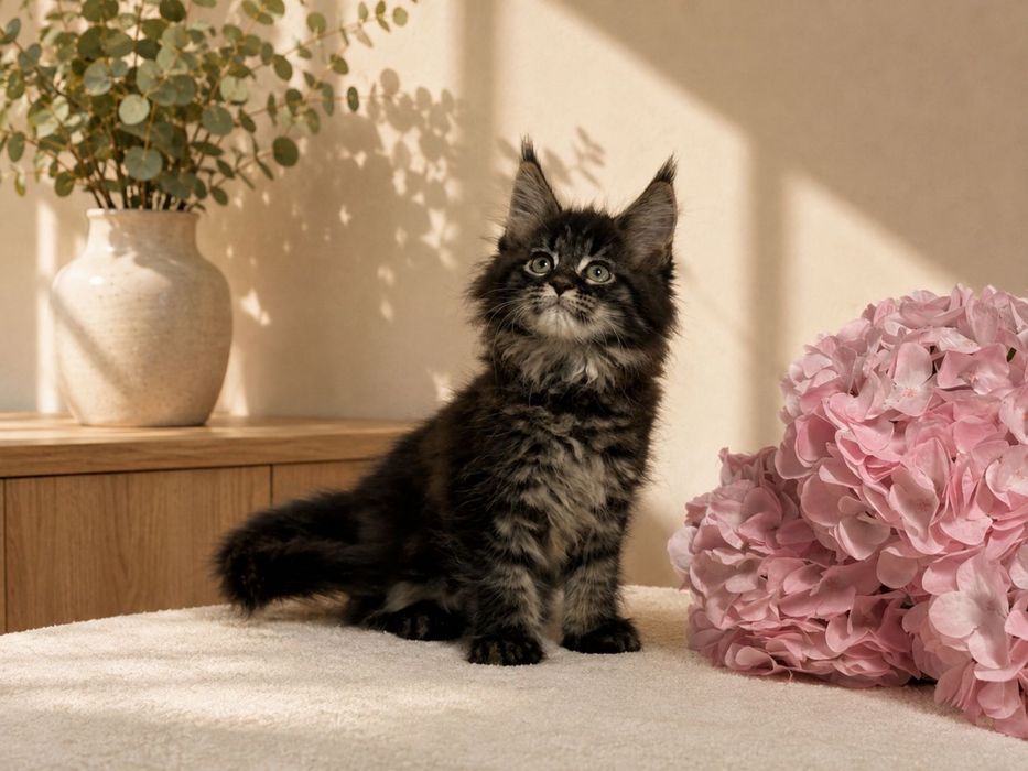 Femela MAINE Coon disponibila!
