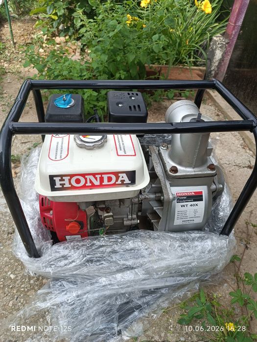 Motopompa Nouă Apă HONDA WT 40 X 6,5 CP 1100 Debit/ min