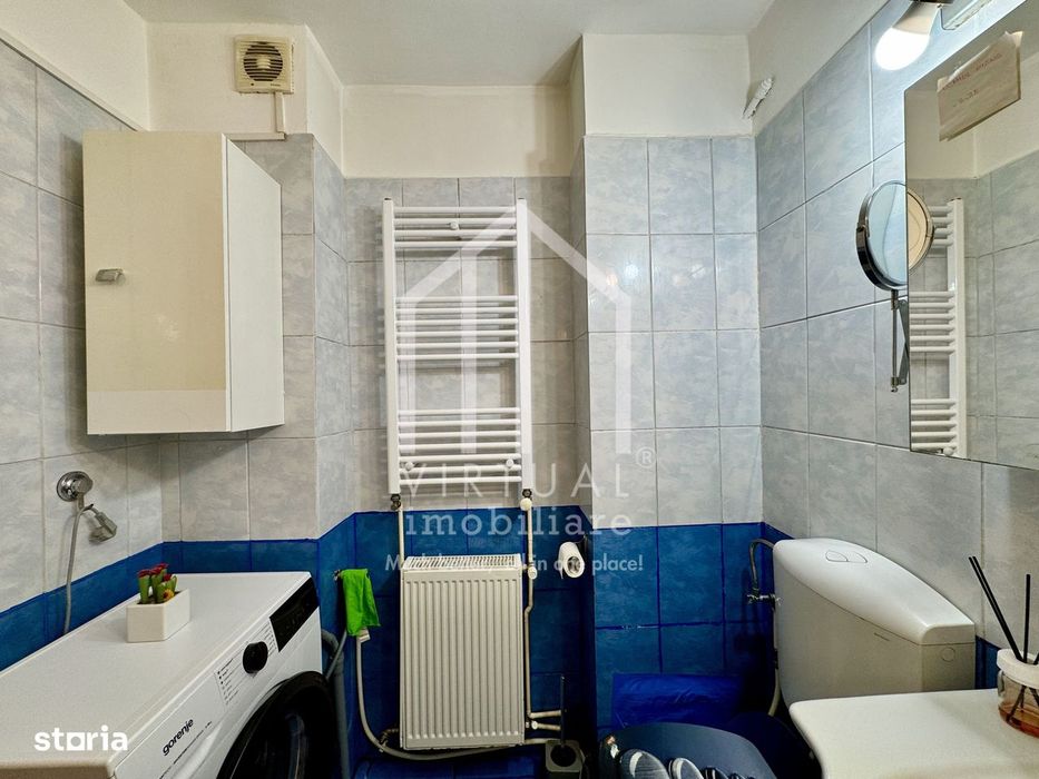 Apartament cu 2 camere, 44mp utili + 2 balcoane, boxa  - Zona Centrala