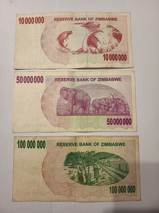 Банкноти Зимбабве