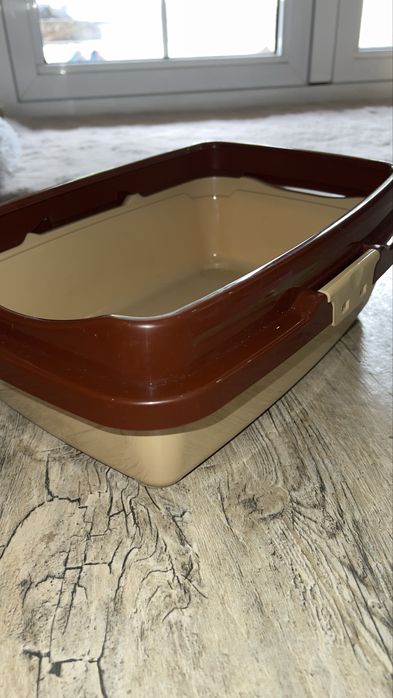 Лоток, миска и лопатка для котенка