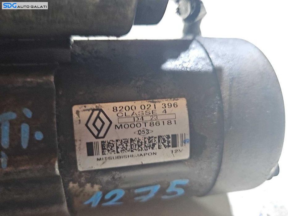 Electromotor Demaror cu 12 Dinti Renault Modus 1.5 DCI K9K 2004 - 2012 Cod 8200021396, M000T86181 [N8888]
