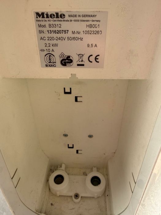 Mese de calcat Miele Defecte