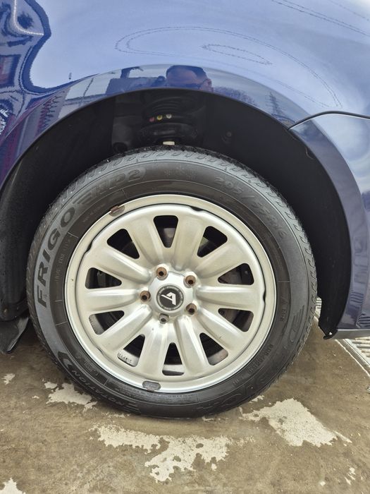 Jante hibrid alcar otel Silver 6/16 5x112 ET43 anvelope iarna