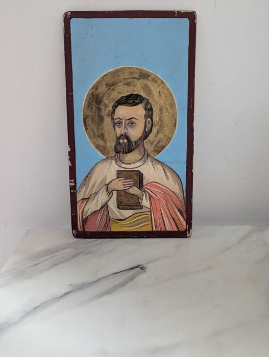 Icoana veche SFINȚITĂ –posibil PRISLOP incarcatura SPIRITUALĂ