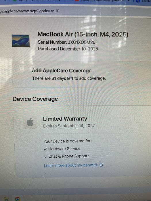 15,3" M4 Apple MacBook Air A3241(2025)-10 Cores CPU/10-Core GPU — миниатюра 3