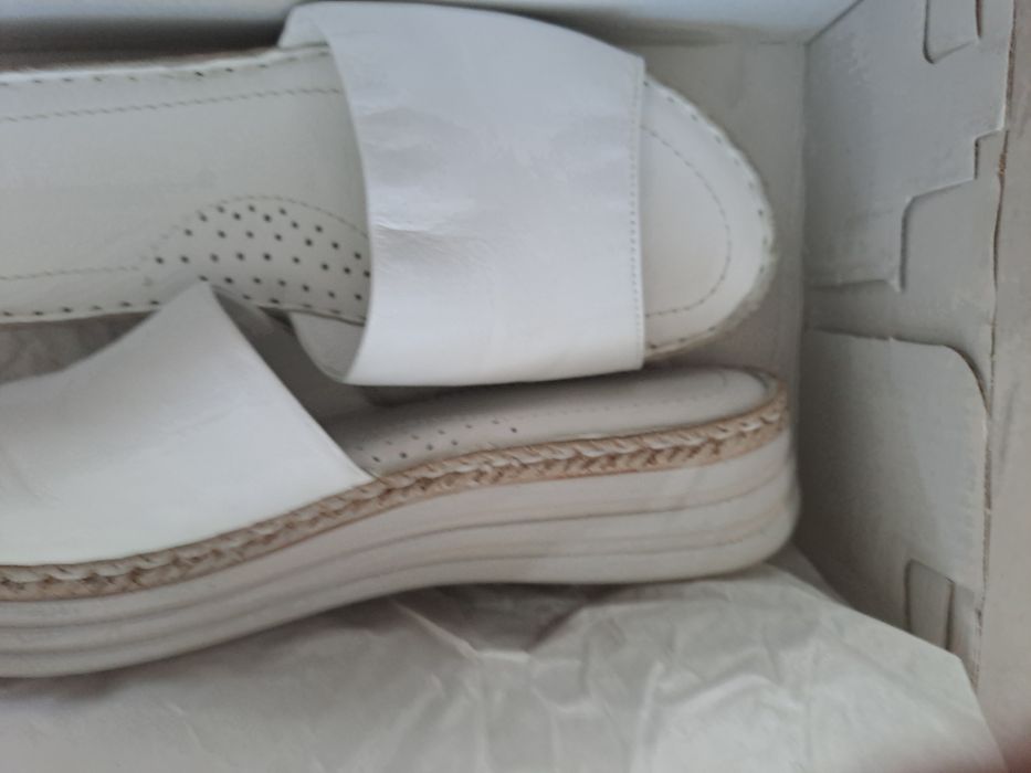 Дамски чехли естествена кожа