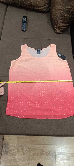 Дамски потник с камъчета и жилетка