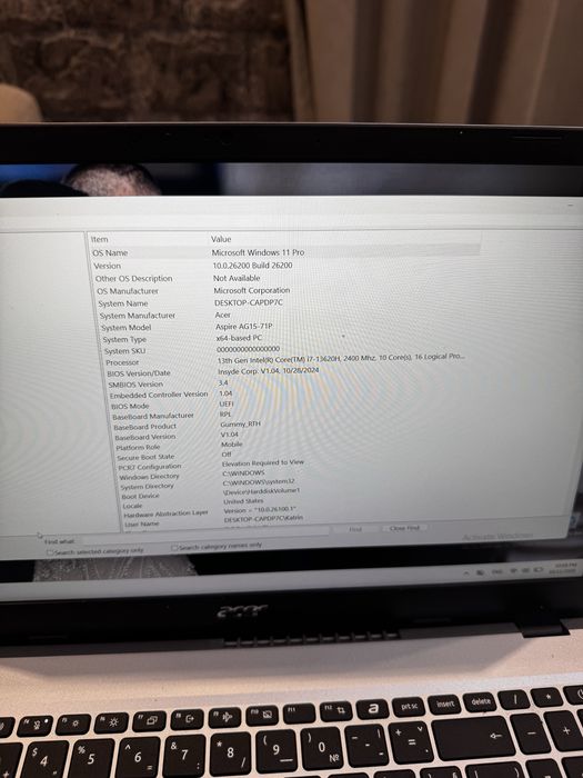 Лаптоп Acer за 450€
